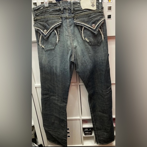 Original OG MONARCHY Collection God Speed Bootcut Jeans 34x35 NWT! 4328 - Picture 2 of 16